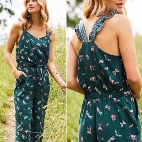 Matilda Jane Evergreen Dream Jumpsuit Size Small C26 - Picture 2 of 9